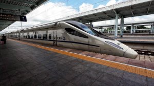 Китай-2024: скоростной поезд «Сапсан» #китай #china #train #поезд #4k