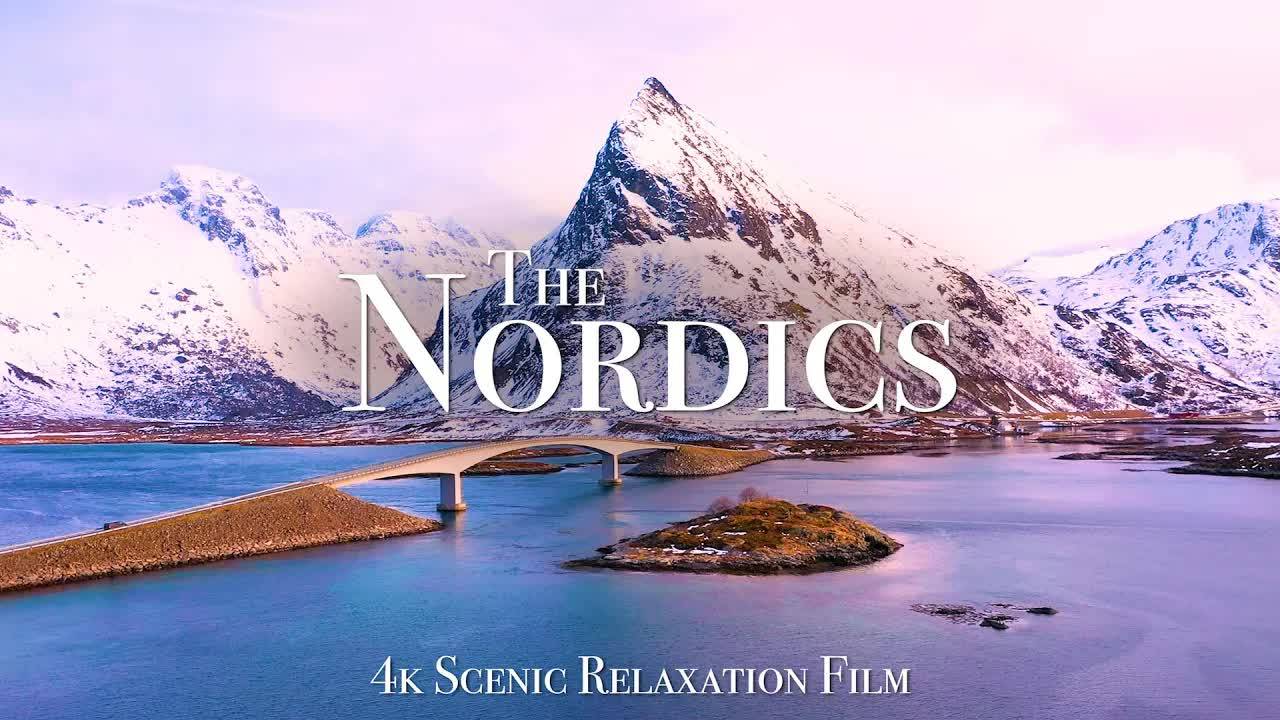 The Nordics 4K - Scenic Relaxation Film With Calming Music смотреть онлайн