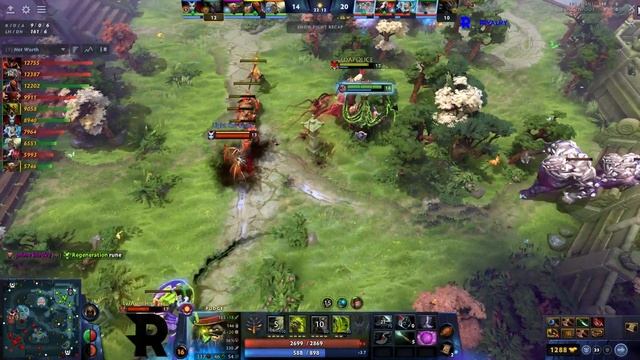 !Attacker Master Pudge VS Master Tier Queen of Pain at MID | DOTA 2 смотреть онлайн