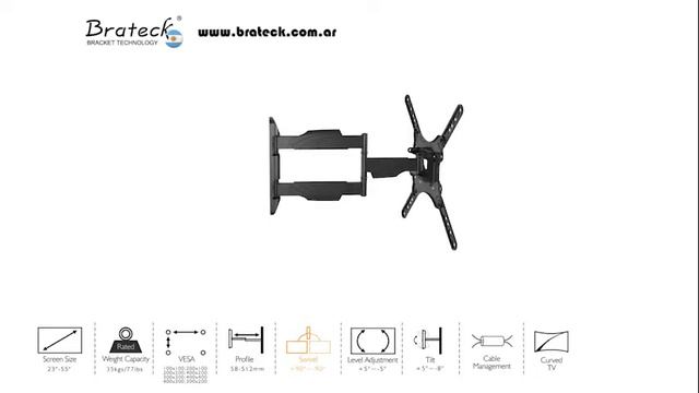 L70 SOPORTE TV LCD 32 a 55 BRATECK смотреть онлайн