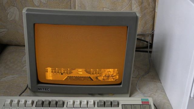 Ретро компьютер Regard Turbo XT V20 на 12MHz с CGA монитором смотреть онлайн