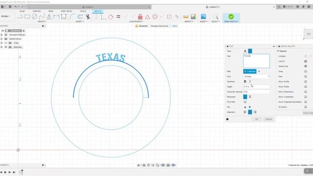 Fusion 360 Quick Tip - How to Create Text on Circle смотреть онлайн