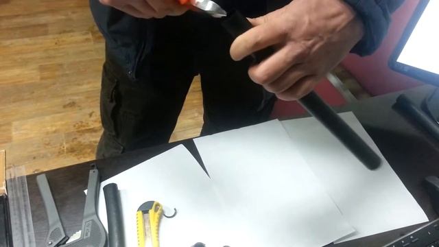 Монтаж фиксатора конус-труба ПНД. ООО АПК Екатеринбург