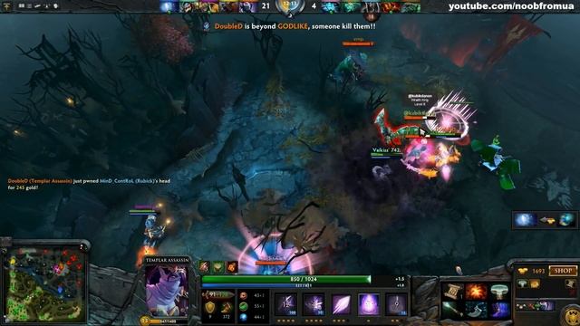Dendi 1145 XPM Templar Assassin Dota 2 смотреть онлайн