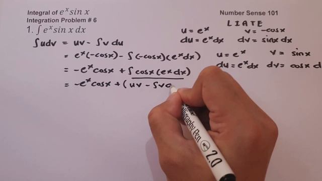 Integral of e^x sinx - Number Sense 101 смотреть онлайн