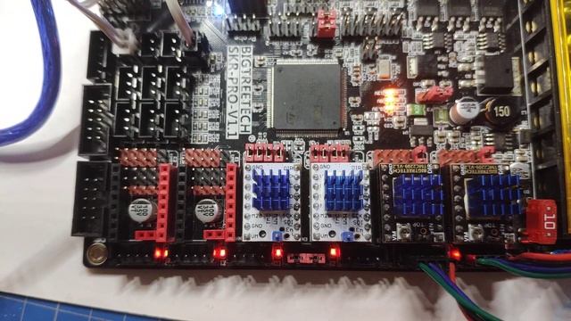 Тест1 - SKR PRO, TMC2209 v1.2 UART, klipper смотреть онлайн