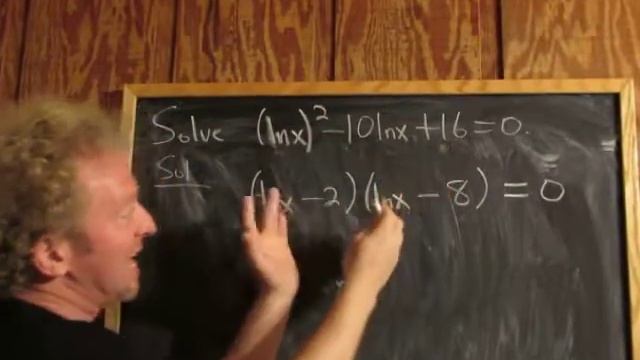 Solving the Logarithmic Equation (ln(x))^2 - 10ln(x) + 16 = 0 смотреть онлайн