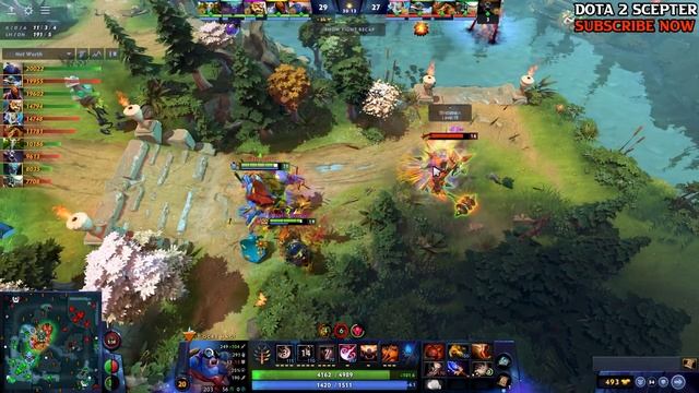 ULTRA TANKY BOSS MID Ogre Magi Aghs Scepter + Heart Non-stop Spam Fireblast Ability 7.34d DotA 2 смотреть онлайн