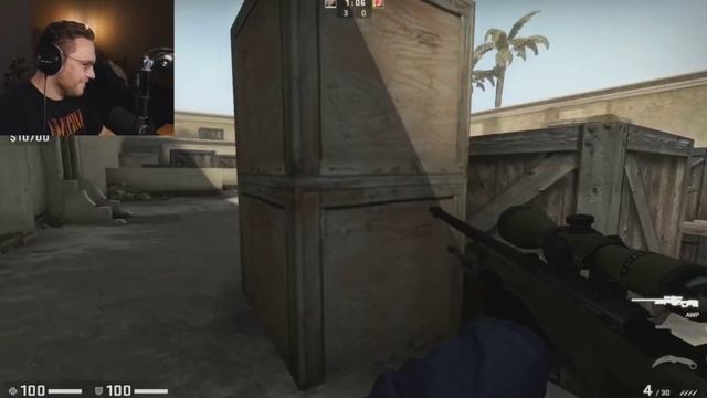 OhnePixel Goes 1v1 In CS GO Map! Vs Rubiuh PART 1!