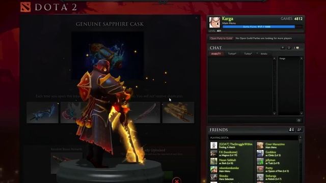 Dota 2 - DAC2015 Immortal Treasure Chest II Unboxing смотреть онлайн