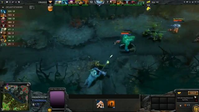 Na'Vi vs Orange - Game 2 (TI2 Group Stages) смотреть онлайн