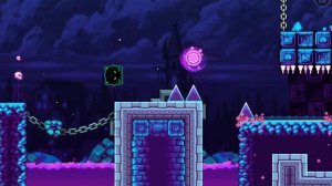 playing geometry dash  deeper space part 2