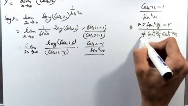 Limit x tends to 0 (cosx)^1/sin^2x смотреть онлайн