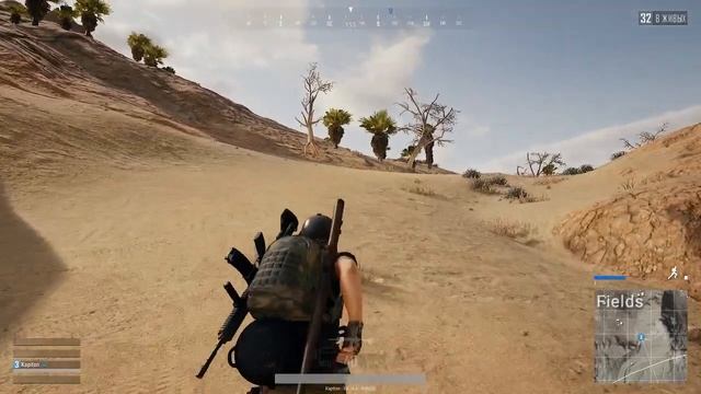 Капитан Капитон Атакует играем в PUBG Squad, быдло игрок в команде смотреть онлайн