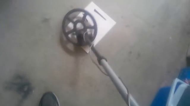 Tesoro Tejon Nailboard Test With 8x9 Coil