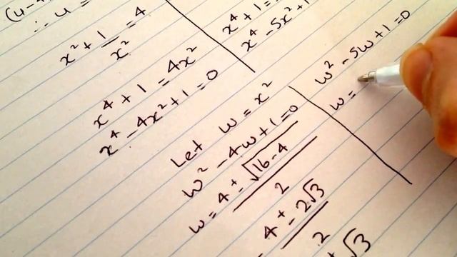 Video 13 : Equations Reducible to Quadratics смотреть онлайн