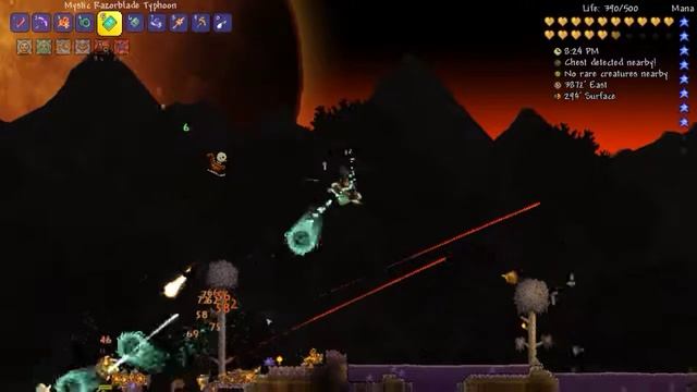 Terraria: Solar Pillar (Spectre Armor, Razorblade Typhoon) смотреть онлайн