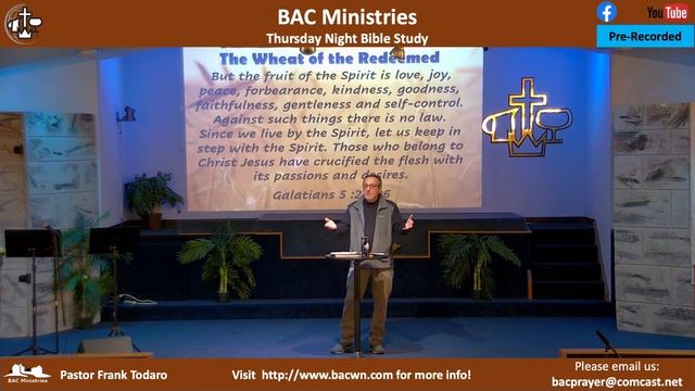 BAC: Thursday Night Bible Study | 5/4/2023 смотреть онлайн