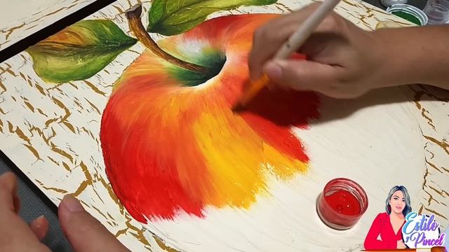 Parte 2 cuadro con textura y craquelado смотреть онлайн