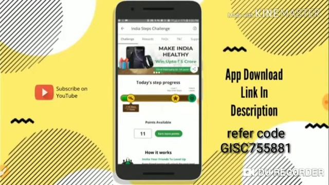 #GOQii app walk and earn | * FREE* FREE,phone ko shake/ hilao or jite bhut sare gift ak hi din me смотреть онлайн