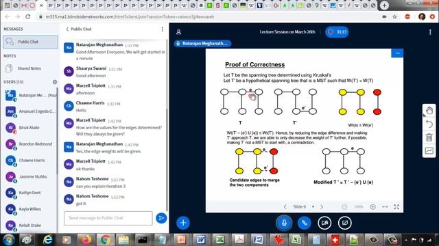 Proof of Correctness Kruskal Algorithm смотреть онлайн