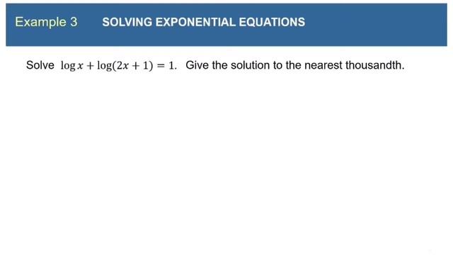 College Algebra 4.5 Exponential and Log Equations смотреть онлайн