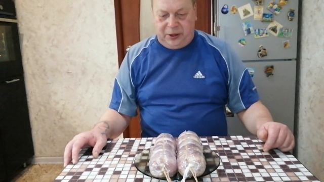 Рулет из Филе Бедра Индейки (2 варианта)/Варено-Копченый и Диетический(Низкоуглеводный)/Колбаса Дома смотреть онлайн