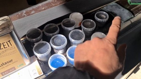 Красим дерево под старину. Показываю два варианта красок. #стройградклин