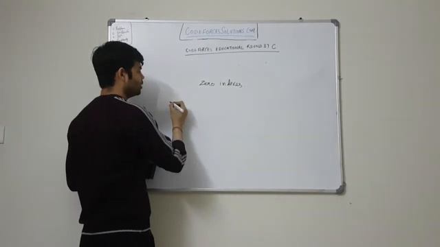 Codeforces Educational Round 37 problem C смотреть онлайн