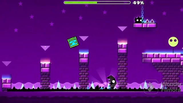 Beating The Seven Seas Level On Geometry Dash Meltdown смотреть онлайн