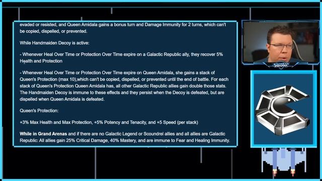 QUEEN AMIDALA KIT REVEAL AND REACTION - NATURAL ENEMY OF THE GUNGANS #galaxyofheroes #swgoh