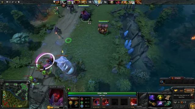 Shadow Demon Rank 2.3k mmr Dota full game смотреть онлайн