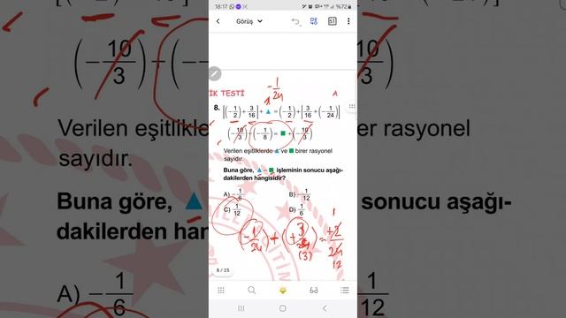 21 Nisan 2024 7.sınıf Bursluluk sınavı Matematik sorularının çözümleri смотреть онлайн