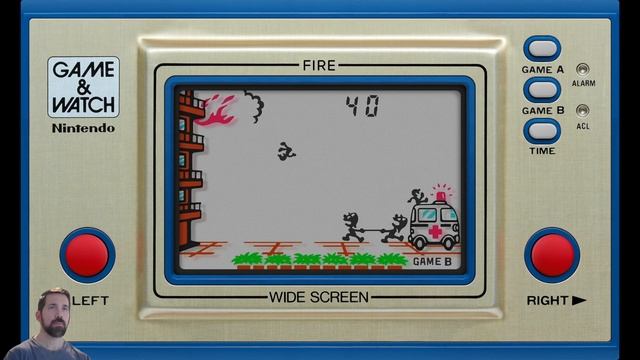 Nintendo Game & Watch: Fire MAME Gameplay смотреть онлайн
