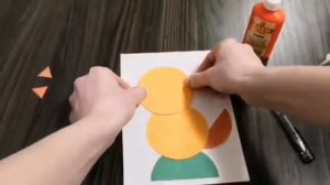 Аппликация «Кот из геометрических фигур»