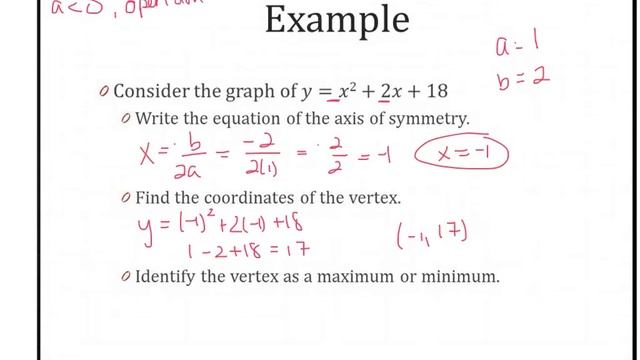 A1 9.1b Graphing Quadratic Functions смотреть онлайн