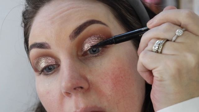 Warm, rose bronze tutorial - using Inglot pigment 119 смотреть онлайн