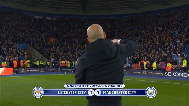 Cos we've got GUARDIOLA Leicester away League Cup penalty win смотреть онлайн