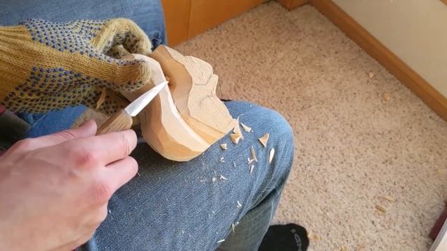 Whittling a Red Squirrel James Miller Sample Video смотреть онлайн