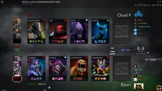 NoobCaster - DOTA 2 ASIA CHAMPIONSHIP 2017 - B BEARS VS CLOUD 9 DAC QUALIFIERS смотреть онлайн