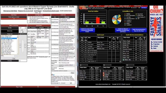 Advanced Sports Logic- The Machine Draft Mode in MyFantasyLeague смотреть онлайн