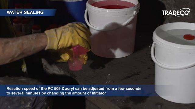 TRADECC – Crack repair in tunnel with acrylic based injection resin смотреть онлайн