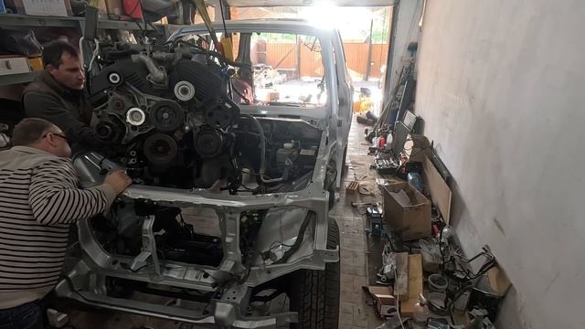 Паджеро 3 Установка Двигателя наместо смотреть онлайн