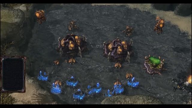 Starcraft 2 Heart of the Swarm Walkthrough Part 8 Zergling Evolution смотреть онлайн