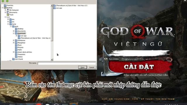 VIỆT HOÁ | GOD OF WAR 2018 | Steam Deck | Steam OS trên SSD. смотреть онлайн