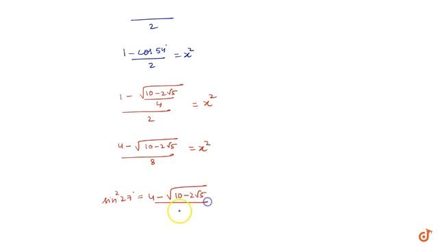 Find Value of sin `27^@` or cos `63^@` смотреть онлайн