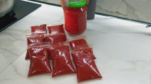 🍅Натуральная томатная паста: рецепт для занятых хозяек! Томатная бомба: без уваривания!