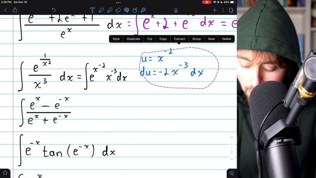 Integrating Exponential Functions with Substitution | Calculus 1 Exercises смотреть онлайн