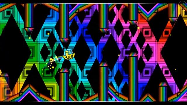 81K OBJ! | Geometry Dash | Very Hard Demon! | Dark Rainbow Rebirth by me (verified by Rlol) смотреть онлайн