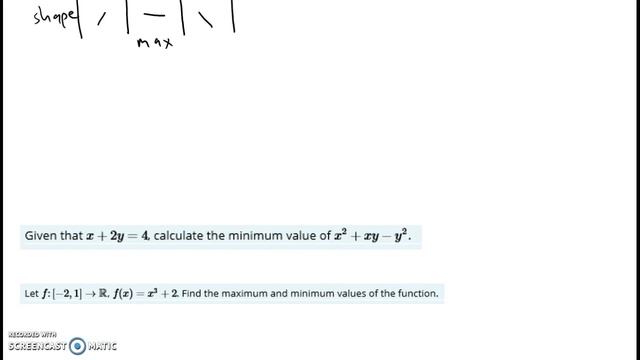 Applications to maximum and minimum problems смотреть онлайн